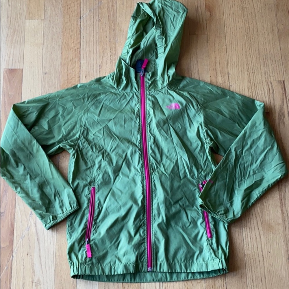 The North Face windbreaker girls